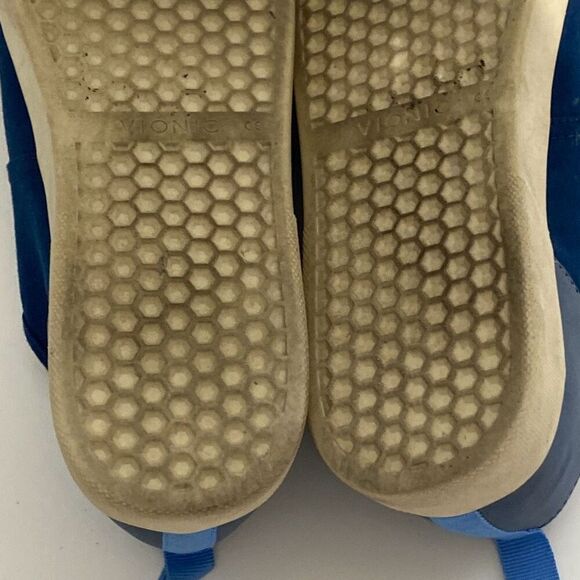 Vionic Pisces Blue Canvas Sneakers Lace Up Casual Shoes - Women's Size Size 8 - Picture 7 of 9